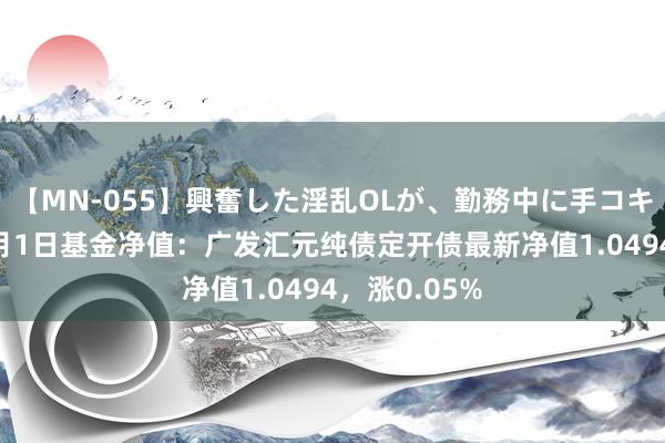 【MN-055】興奮した淫乱OLが、勤務中に手コキ！！？？ 8月1日基金净值：广发汇元纯债定开债最新净值1.0494，涨0.05%