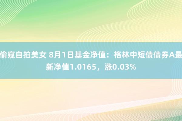 偷窥自拍美女 8月1日基金净值：格林中短债债券A最新净值1.0165，涨0.03%