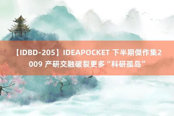 【IDBD-205】IDEAPOCKET 下半期傑作集2009 产研交融破裂更多“科研孤岛”