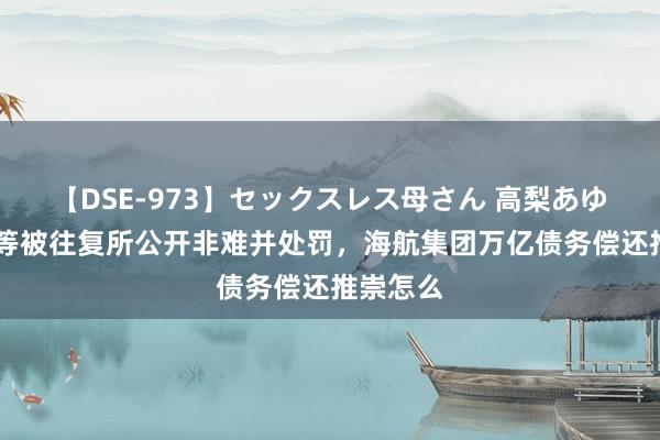 【DSE-973】セックスレス母さん 高梨あゆみ 陈峰等被往复所公开非难并处罚，海航集团万亿债务偿还推崇怎么
