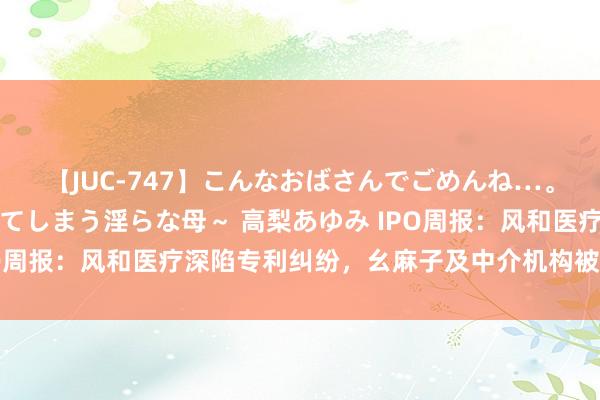 【JUC-747】こんなおばさんでごめんね…。～童貞チ○ポに発情してしまう淫らな母～ 高梨あゆみ IPO周报：风和医疗深陷专利纠纷，幺麻子及中介机构被监管警示